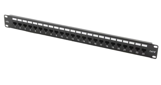 CAT5e - 24 Port Through Coupler Patch Panel (RJ45>RJ45) - Rack Sellers